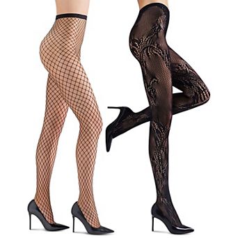 Women's 2 Pair Pack Natori Net Tights