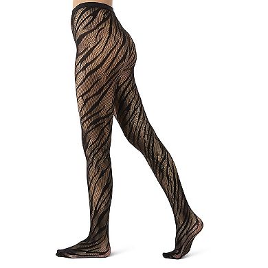 Women's Zebra Net Tights