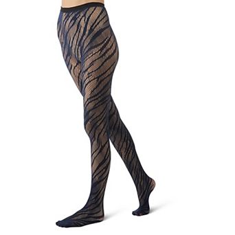 Women's Zebra Net Tights