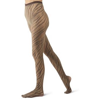 Women's Zebra Net Tights
