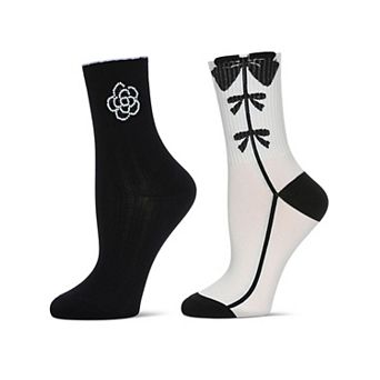 Women's 2 Pair Pack Fashion Crew Socks
