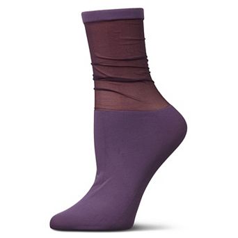 Women's Sheer Top Anklet Socks