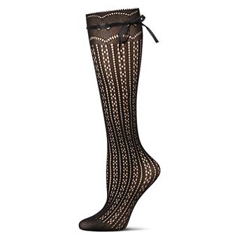 Women's Bowtastic Knee High Socks