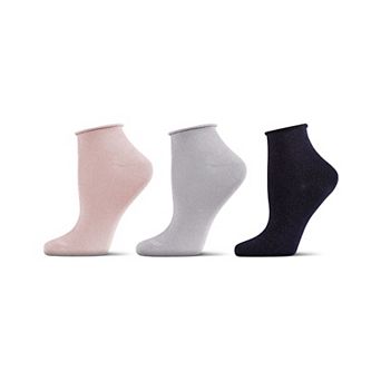 Womens 3 Pack Anklet Socks