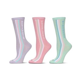 Women's 3 Pair Pack Motivational Crew Socks