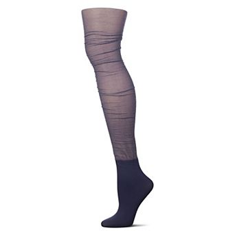 Women's Shimmer Top Over The Knee Socks