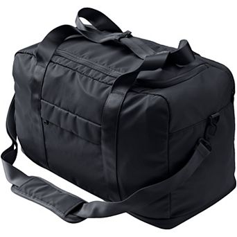 Lands' End Expandable Nylon Travel Carry-On Duffel Bag