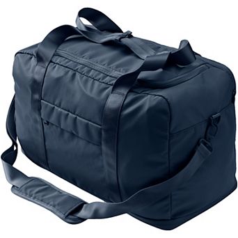Lands' End Expandable Nylon Travel Carry-On Duffel Bag