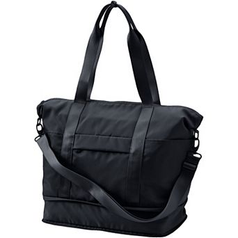 Lands' End Travel Nylon Expandable Packable Tote Bag