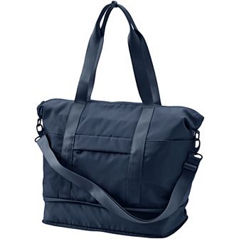 Lands' End Travel Nylon Expandable Packable Tote Bag