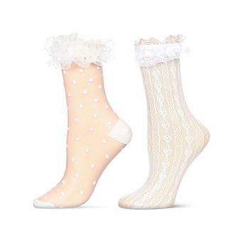 Women's 2 Pair Pack Fashion Crew Socks