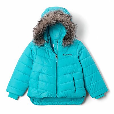 Columbia Katelyn Crest III Hooded Jacket Toddler Girls Geyser 4T