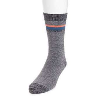 Men's MUK LUKS Stripe Top Crew Socks