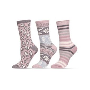3 Pair Bundle Women's Cozy Crew Socks