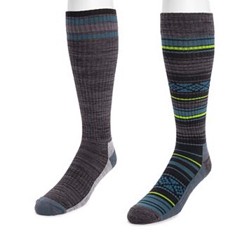 Men's MUK LUKS 2-Pack Tall Compression Socks