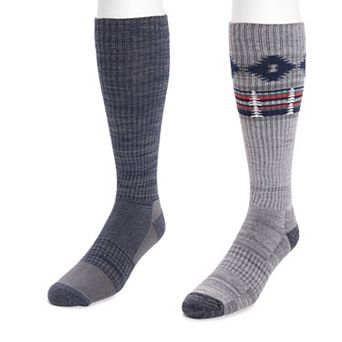 Men's MUK LUKS 2-Pack Tall Compression Socks