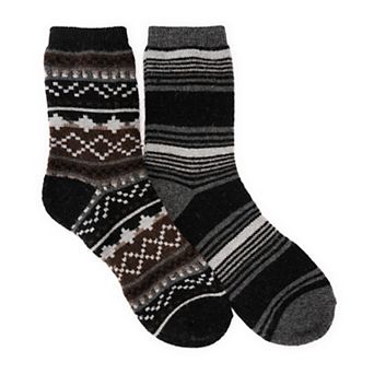 Men's MUK LUKS 2-Pack Wool Blend 6 in Socks