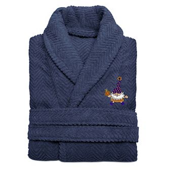 Linum Home Textiles 100% Turkish Cotton Embroidered Halloween Bathrobe