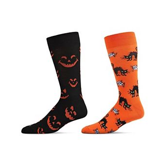 Mens Halloween 2 Pair Pack Novelty Socks