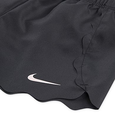 Baby & Toddler Girls Nike Dri-FIT "Just Do It." T-Shirt & Wavy Scalloped Shorts 2-Piece Set