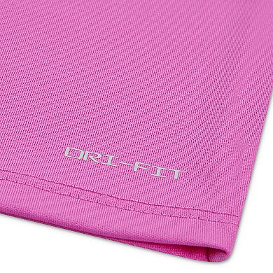 Baby & Toddler Girls Nike Dri-FIT "Just Do It." T-shirt & All-Over Print Sprinter Shorts 2-Piece Set