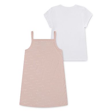 Baby & Toddler Girls Nike Swoosh Motion Biker Tee and Dress 2-Piece Set