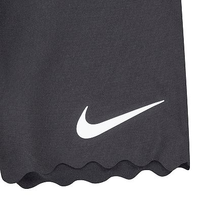 Baby & Toddler Girls Nike Swoosh T-shirt & Dri-FIT Motion Biker Shorts 2-Piece Set