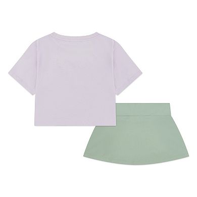 Baby & Toddler Girls Nike Wild Flower T-shirt & Dri-FIT Skort 2-Piece Set
