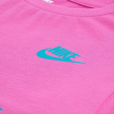 Baby & Toddler Girls Nike Wild Flower Boxy T-shirt & Biker Shorts 2-Piece Set