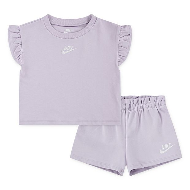 Magrit Short Set Milk　2-3y Nike Little Boys Short Sleeve Baseball-Character-Graphic