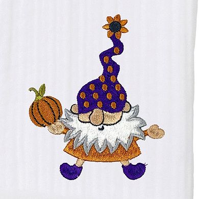Linum Home Textiles Adult 100% Turkish Cotton Smyrna Hotel Spa Embroidered Robes - Halloween Gnomes