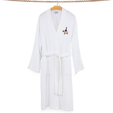 Linum Home Textiles Adult 100% Turkish Cotton Smyrna Hotel Spa Embroidered Robes - Halloween Gnomes