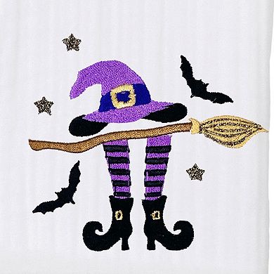 Linum Home Textiles Adult 100% Turkish Cotton Smyrna Hotel/Spa Embroidered Robes - Hat-Broom-Legs
