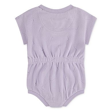 Newborn Baby Nike Jacquard Towel Terry Romper