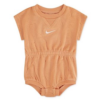 Newborn Baby Nike Jacquard Towel Supersoft Terry Romper