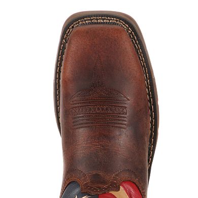 Durango Workin' Rebel American Flag Steel-Toe Western Boots