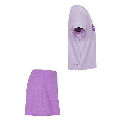 Girls 4-6x Nike Dri-FIT Swoosh Motion T-shirt & Skort 2-Piece Set