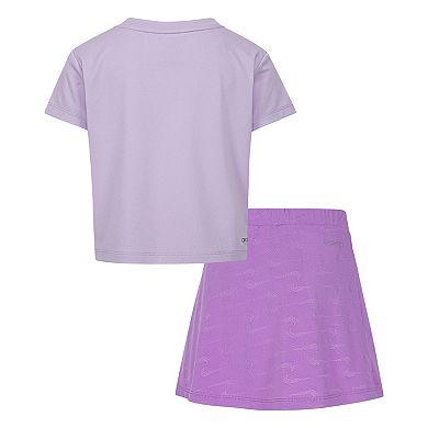Girls 4-6x Nike Dri-FIT Swoosh Motion T-shirt & Skort 2-Piece Set