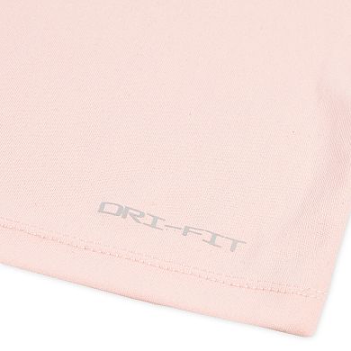 Girls 4-6x Nike Dri-FIT Swoosh Motion T-shirt & Scalloped Hem Shorts 2-Piece Set