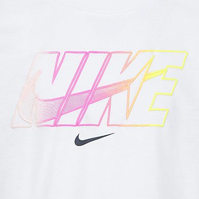 Girls 4-6x Nike Dri-FIT T-shirt & Scalloped Hem Biker Shorts 2-Piece Set