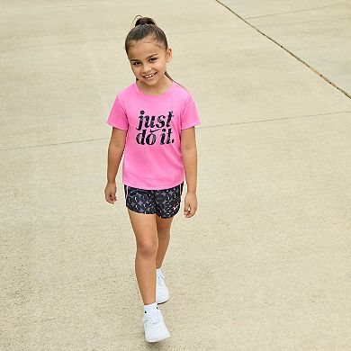 Girls 4-6x Nike Dri-FIT "Just Do It." T-shirt and Sprinter Shorts 2-Piece Set
