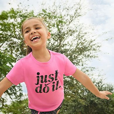 Girls 4-6x Nike Dri-FIT "Just Do It." T-shirt and Sprinter Shorts 2-Piece Set