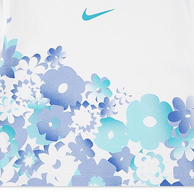 Girls 4-6x Nike Floral T-shirt & Biker Shorts 2-Piece Set