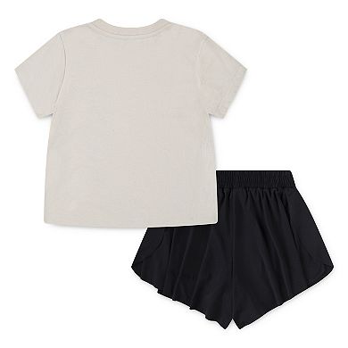 Girls 4-6x Nike Wildflower T-shirt & Dri-FIT Swing Shorts 2-Piece Set