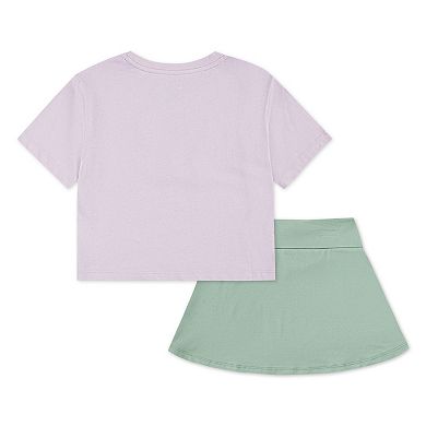Girls 4-6x Nike Wildflower Boxy Short Sleeve T-shirt & Dri-FIT Skort 2-Piece Set