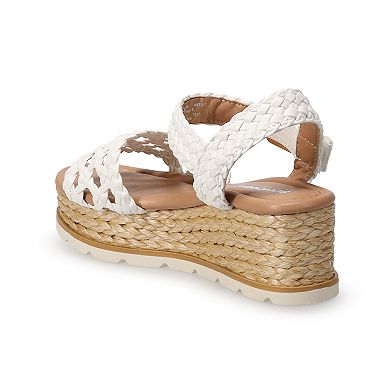 Sonoma Goods For Life® Girls' Crochet Espadrille Wedge Sandals