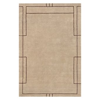 RugsUSA Nile Bordered Wool-Blend Area Rug