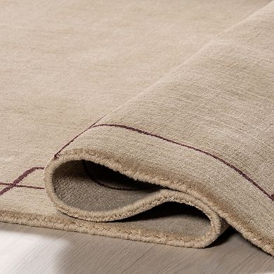 RugsUSA Nile Bordered Wool-Blend Area Rug