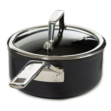 BergHOFF Essentials 5-pc. Nonstick Hard Anodized Cookware Set For Two With Glass Lid