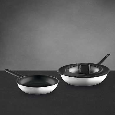 BergHOFF GEM 3-pc. Downdraft Stainless Steel Frypan Set
